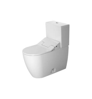 Duravit 2171512085 ME by Starck 28" Single Flush Two-Piece Floor Mounted Elongated Toilet in White Hygiene Glaze