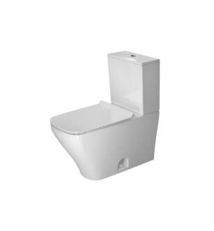 Duravit 2160010085 DuraStyle 15 3/4" Single Flush Two-Piece Floor Mounted Elongated Toilet in White