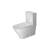 Duravit 2160010085 DuraStyle 15 3/4" Single Flush Two-Piece Floor Mounted Elongated Toilet in White