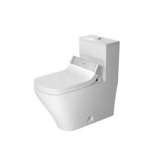 Duravit 2157512005 DuraStyle Dual Flush One-Piece Floor Mounted Elongated Toilet in White Hygiene Glaze