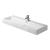 Duravit 04541200301 Vero 47 1/4" Wall Mount Bathroom Sink with Overflow and Tap Platform in White with WonderGliss / Glazed Underside
