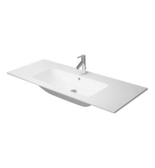 Duravit 2336120060 ME by Starck 48 3/8" Wall Mount Bathroom Sink with Overflow and Tap Platform in