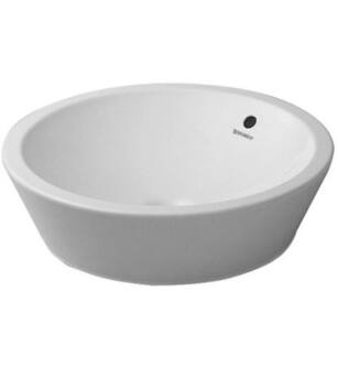Duravit 0447530000 Starck 1 20 7/8" Vessel Bathroom Sink with Overflow in White