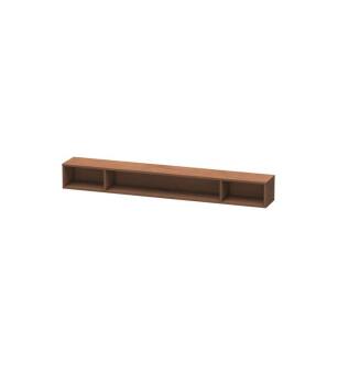Duravit LC120101313 L-Cube 39 3/8" Wall Mount Horizontal Shelf Element with Three Compartments in American Walnut