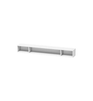 Duravit LC120101818 L-Cube 39 3/8" Wall Mount Horizontal Shelf Element with Three Compartments in White Matte