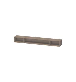 Duravit LC120103535 L-Cube 39 3/8" Wall Mount Horizontal Shelf Element with Three Compartments in Oak Terra