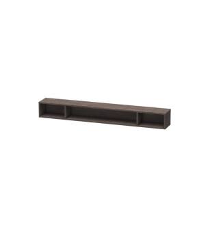 Duravit LC120107272 L-Cube 39 3/8" Wall Mount Horizontal Shelf Element with Three Compartments in Dark Brushed Oak