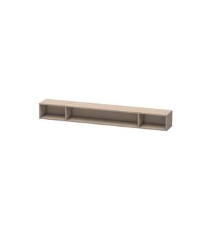 Duravit LC120107575 L-Cube 39 3/8" Wall Mount Horizontal Shelf Element with Three Compartments in Linen