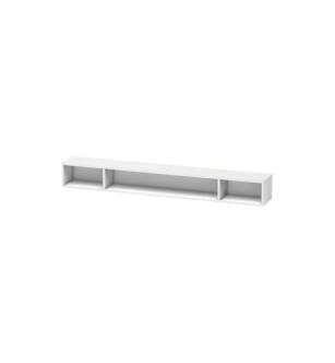 Duravit LC120108585 L-Cube 39 3/8" Wall Mount Horizontal Shelf Element with Three Compartments in White High Gloss