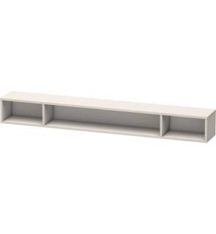 Duravit LC120109191 L-Cube 39 3/8" Wall Mount Horizontal Shelf Element with Three Compartments in Taupe