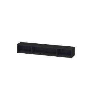 Duravit LC120001616 L-Cube 31 1/2" Wall Mount Horizontal Shelf Element with Three Compartments in Black Oak