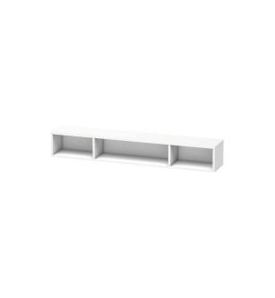 Duravit LC120001818 L-Cube 31 1/2" Wall Mount Horizontal Shelf Element with Three Compartments in White Matte