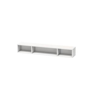 Duravit LC120002222 L-Cube 31 1/2" Wall Mount Horizontal Shelf Element with Three Compartments in White High Gloss