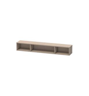 Duravit LC120007575 L-Cube 31 1/2" Wall Mount Horizontal Shelf Element with Three Compartments in Linen
