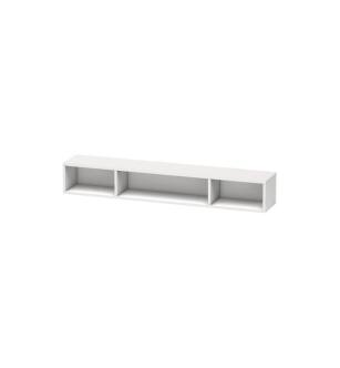 Duravit LC120008585 L-Cube 31 1/2" Wall Mount Horizontal Shelf Element with Three Compartments in White High Gloss