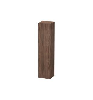 Duravit LC1180L2121 L Cube 15 3/4" Wall Mount Tall Linen Cabinet with One Door in Walnut Dark
