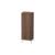 Duravit LC1179L2121 L Cube 19 5/8" Wall Mount Semi-Tall Linen Cabinet with One Door in Walnut Dark