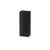 Duravit LC1179R4040 L Cube 19 5/8" Wall Mount Semi-Tall Linen Cabinet with One Door in Black High Gloss