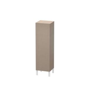 Duravit LC1178R7575 L Cube 15 3/4" Wall Mount Semi-Tall Linen Cabinet with One Door in Linen