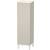 Duravit LC1178R9191 L Cube 15 3/4" Wall Mount Semi-Tall Linen Cabinet with One Door in Taupe