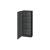 Duravit LC1169L1616 L Cube 19 5/8" Wall Mount Semi-Tall Linen Cabinet with One Door in Black Oak