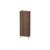 Duravit LC1169L2121 L Cube 19 5/8" Wall Mount Semi-Tall Linen Cabinet with One Door in Walnut Dark