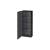 Duravit LC1169L4040 L Cube 19 5/8" Wall Mount Semi-Tall Linen Cabinet with One Door in Black High Gloss