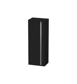 Duravit KT1267L1616 Ketho 52" Wall Mount Tall Linen Cabinet with One Door in Black Oak
