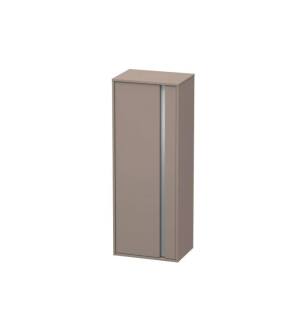 Duravit KT1267L4343 Ketho 52" Wall Mount Tall Linen Cabinet with One Door in Basalt Matte
