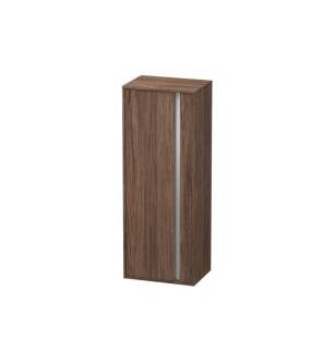 Duravit KT1267R2121 Ketho 52" Wall Mount Tall Linen Cabinet with One Door in Walnut Dark