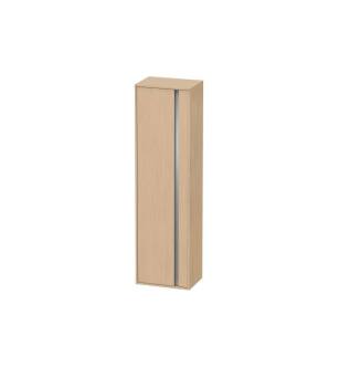 Duravit KT1265L3030 Ketho 19 5/8" Wall Mount Tall Linen Cabinet with One Door in Natural Oak