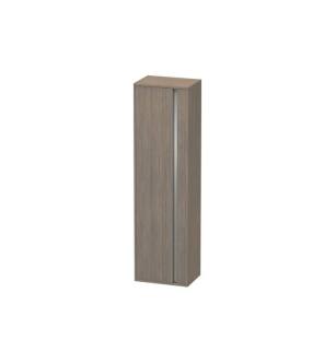 Duravit KT1265R3535 Ketho 19 5/8" Wall Mount Tall Linen Cabinet with One Door in Oak Terra