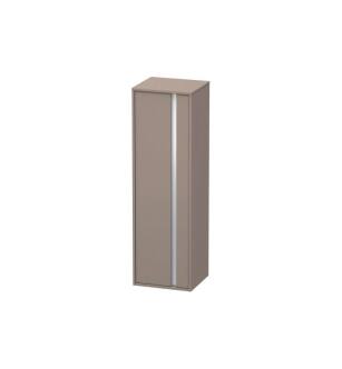 Duravit KT1257L4343 Ketho 52" Wall Mount Tall Linen Cabinet with Three Shelves in Basalt Matte