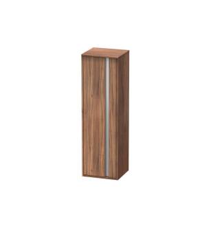 Duravit KT1257L7979 Ketho 52" Wall Mount Tall Linen Cabinet with Three Shelves in Natural Walnut