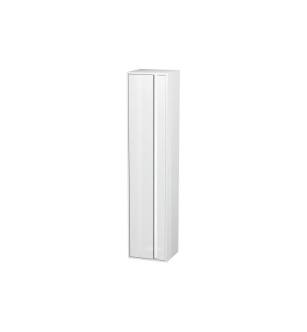 Duravit KT1255L2222 Ketho 15 3/4" Wall Mount Tall Linen Cabinet with One Door in White High Gloss