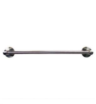 Emtek S7020SS 24" Wall Mount Single Towel Bar with Rosette