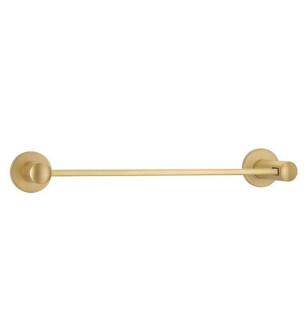 Emtek 28024 12" Wall Mount Single Towel Bar with Rosette