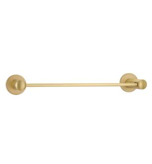 Emtek 28021 18" Wall Mount Single Towel Bar with Rosette