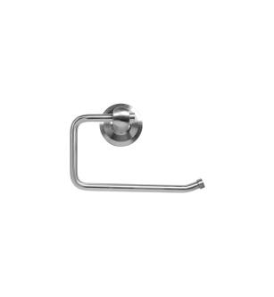 Emtek S72102SS 6 3/8" Wall Mount Bar Toilet Paper Holder with Disc Rosette in Stainless Steel