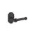 Emtek 270511FB 6 3/8" Wall Mount Bar Toilet Paper Holder with #11 Rosette in Flat Black Bronze