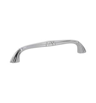 Emtek 86291 American Designer Ribbon & Reed 6" Center to Center Regal Fixed Cabinet Pull