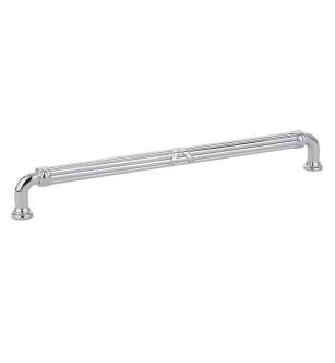 Emtek 86287US26 American Designer Ribbon & Reed 10" Center to Center Estate Fixed Cabinet Pull in Polished Chrome