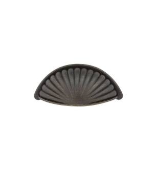 Emtek 86233MB Tuscany Bronze 4" Center to Center Fluted Bin Cabinet Pull in Medium Bronze