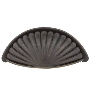 Emtek 86232 Tuscany Bronze 3" Center to Center Fluted Bin Cabinet Pull