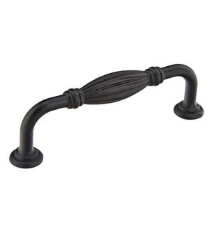 Emtek 86218 Tuscany Bronze 3" Center to Center Fluted Handle Cabinet Pull