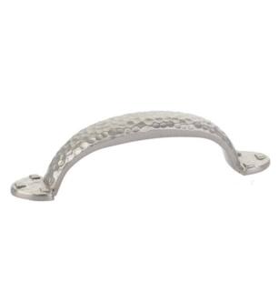 Emtek 86047 Arts and Crafts Hammered 3 1/2" Center to Center Brass Arch Cabinet Pull
