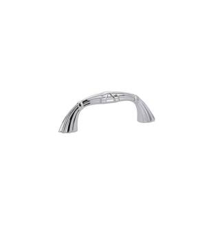 Emtek 86288 American Designer Ribbon & Reed 3" Center to Center Regal Fixed Cabinet Pull