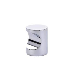 Emtek 86151US26 Contemporary 1" Brass Finger Pull Cabinet Knob in Polished Chrome