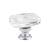 Emtek 86566US26 Crystal & Porcelain Windsor 1 5/8" Clear Crystal Cabinet Knob in Polished Chrome