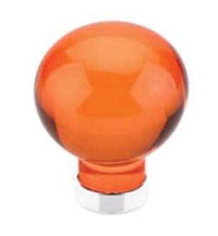 Emtek 86535 Crystal & Porcelain Bristol 1" Tangelo Crystal Cabinet Knob